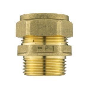 Brass Compression Straight 22mm – 3/4″ BSPM Brass Connectors Free Shipping
