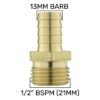 Wall flange kit 20mm mdpe – bib valve + brass 13mm barb mdpe wall flange kits free shipping 27
