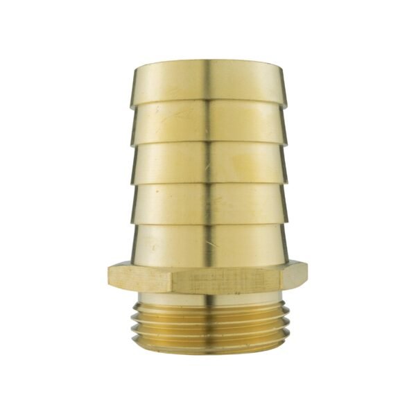 Brass straight joiner 32mm – 1″ bspm – heavy duty pipe & hose fitting uk brass connectors free shipping 2