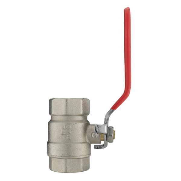 Brass nickel-plated lever valve 3/4″ bspf – water flow control valve uk full flow valves free shipping 5