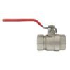 Brass nickel-plated lever valve 3/4″ bspf – water flow control valve uk full flow valves free shipping 11
