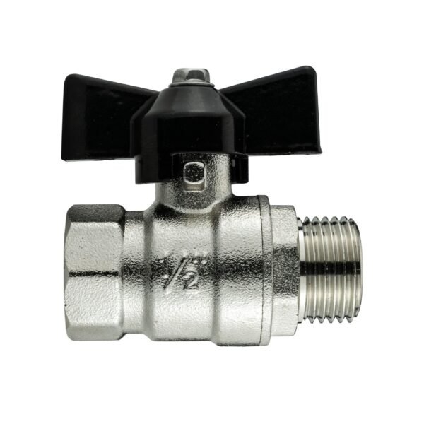 15mm Brass Wall Flange Kit with Bib Valve + Click Lock