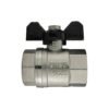 Brass nickel-plated butterfly valve 1″ bspf – quarter turn butterfly valve uk full flow valves free shipping 13