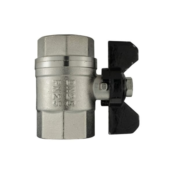 Brass nickel-plated butterfly valve 1″ bspf – quarter turn butterfly valve uk full flow valves free shipping 5