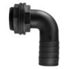 Tank connector 90 degree with washer & nut 1 inch bspm – 1 inch barb standard fitting water butt fittings free shipping 17
