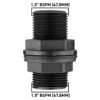 Tank connector with washer 1. 5 inch bspm – garden hose connector uk water butt fittings free shipping 7