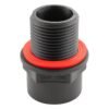 Water Butt 1" BSP Male With Female Outlet and Drill Bit