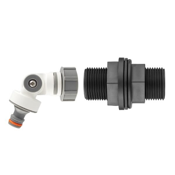 Water butt 1” bsp with adjustable wl connector