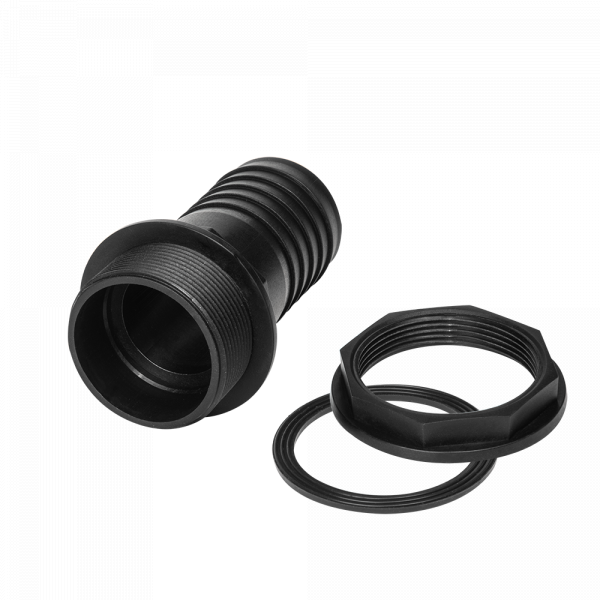 Tank Connector with Washer & Nut 3/4"BSPM - 3/4" Barb and
