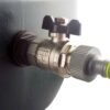 Water butt kit 3/4” bsp with metal bib valve and quick