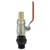 Water butt kit 3/4 inch bsp with lever valve and 25mm brass barb – rainwater harvesting kit uk