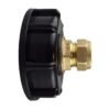 Ibc 2” s60x6 cap with brass compression straight ½” bsp – – heavy duty pipe & hose fitting uk ibc tanks fittings free shipping 25