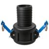 Ibc 2” s60x6 cap with ¾” type f and c camlock fittings – heavy duty pipe & hose fitting uk ibc tanks fittings free shipping 31