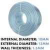 Clear PVC Pipe 10mm*13mm Hose Free Shipping 23