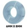 Clear pvc pipe 6mm×8mm, 1m – clear flexible pvc water pipe uk hose free shipping
