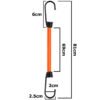 Heavy duty bungee cord with metal hook 80cm – elastic shock cord for tarpaulins & cargo bungee cords & ropes free shipping 15