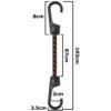 Bungee Cord Hook with PVC-coated Metal Hooks 100cm
