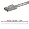 Stainless steel cable ties 4. 6mm x 125mm home & garden free shipping 2