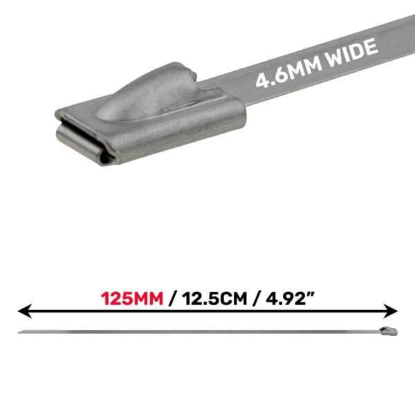 Stainless steel cable ties 4. 6mm x 125mm home & garden free shipping 2