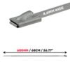 Stainless Steel Cable Ties 4.6mm x 680mm Cable Ties Free Shipping 33