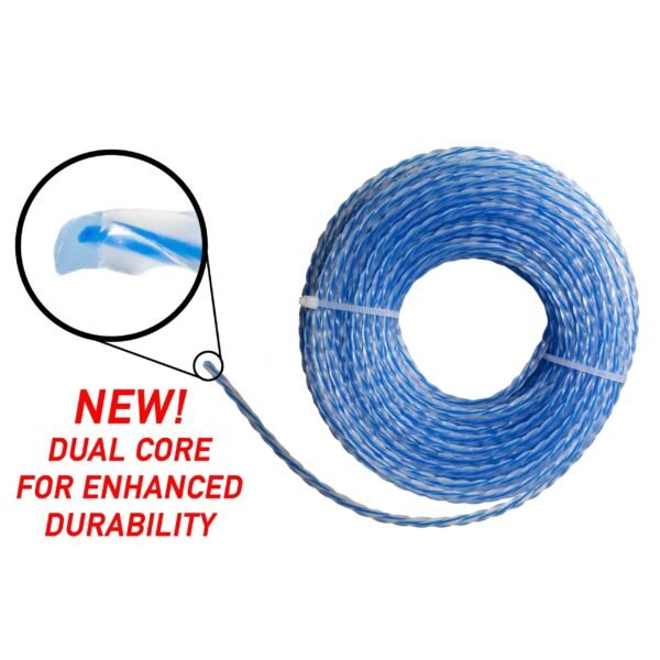 Strimmer line dual blue twist 3mm x 15m – universal nylon strimmer line uk strimmer line free shipping 2