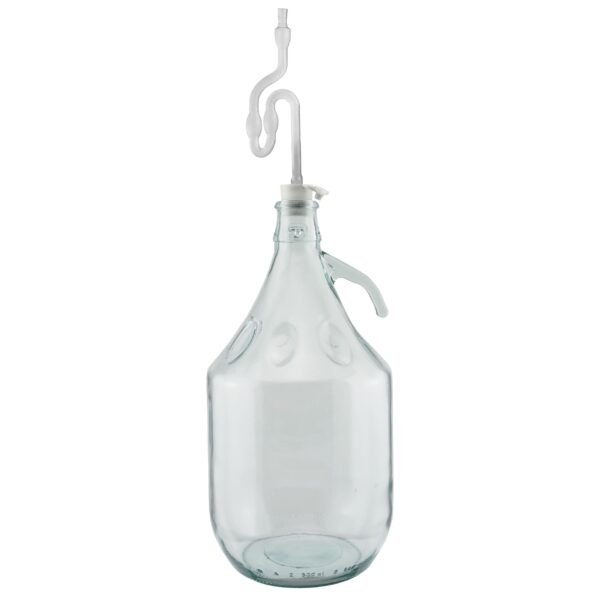 Glass Demijohn 5L 6 Pack Plain With Airlock & Bung Home & Garden Free Shipping 13