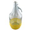 Glass Demijohn 5L With Swing Top Cap & Yellow Protective Home & Garden Free Shipping 13