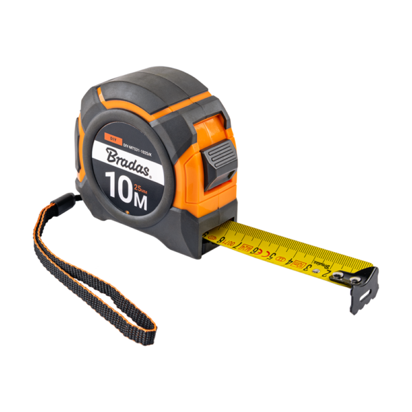10m snap tape measure 25mm wide with belt clip – home diy accessory uk diy tools free shipping 15