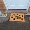 Doormat 60cm x 40cm – ‘wipe your paws’ (d2) – outdoor indoor entrance door mat uk doormats free shipping 21