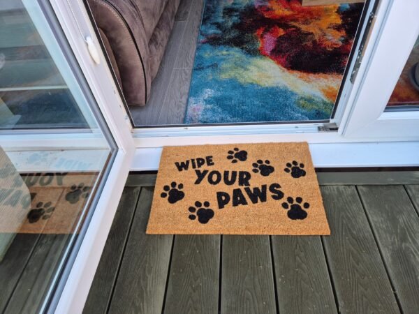 Doormat 60cm x 40cm – ‘wipe your paws’ (d2) – outdoor indoor entrance door mat uk doormats free shipping 13