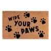 Doormat 60cm x 40cm – ‘wipe your paws’ (d2) – outdoor indoor entrance door mat uk doormats free shipping 15