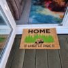 Doormat 60cm x 40cm - 'Home Is Where We Park It'