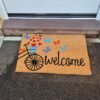 Doormat 60cm x 40cm – ‘welcome’ (bike) – outdoor indoor entrance door mat uk doormats free shipping 13