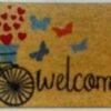 Doormat 60cm x 40cm – ‘welcome’ (bike) – outdoor indoor entrance door mat uk doormats free shipping 17