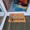 Doormat 60cm x 40cm – ‘welcome’ (bike) – outdoor indoor entrance door mat uk doormats free shipping 15