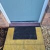 Rubber Doormat 60cm x 40cm – ‘Welcome’ (Flower) Doormats Free Shipping 29
