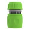 Female Hose Connector, 1/2" or 5/8" Hose, Green/Gray