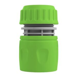 Female Hose Connector, 1/2" or 5/8" Hose, Green/Gray