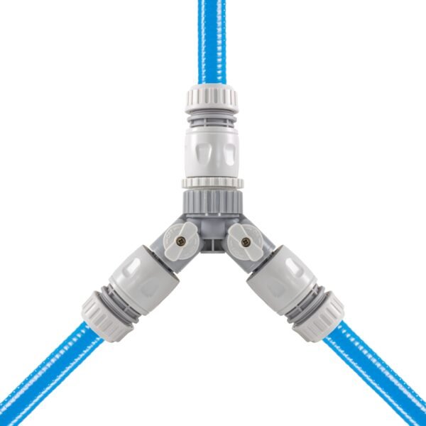 Dog Shower Mix Hot/Cold Water with Valves Blue