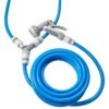 Dog Shower Mix Hot/Cold Water with Valves Blue