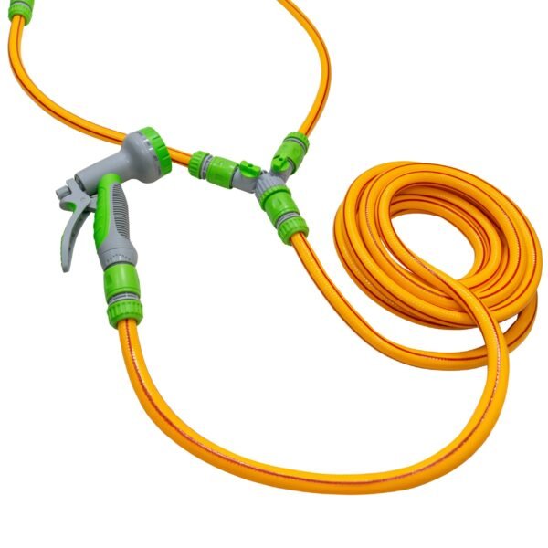 Dog Shower Mix Hot/Cold Water Yellow/Lime with Valves