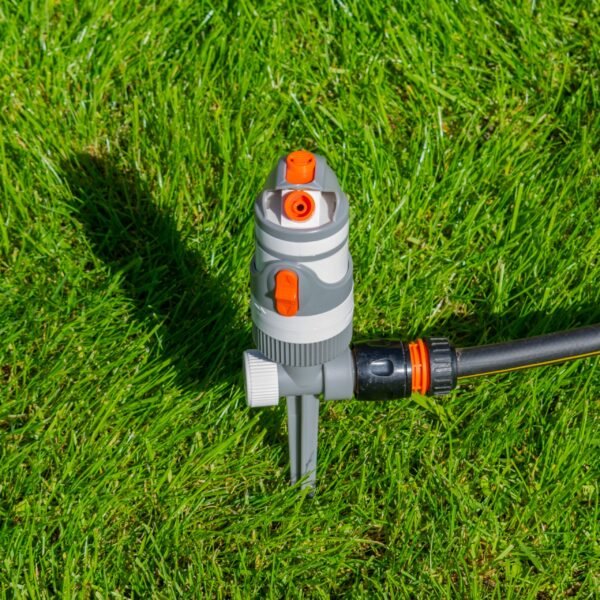 2-Pattern Gear Drive Sprinkler White Line Lawn Sprinklers Free Shipping 19