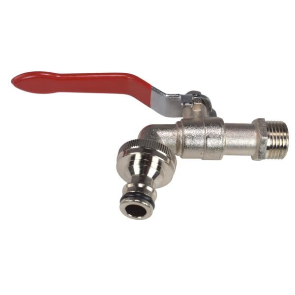 Lever tap kit with barb/quick connect outlet, 1/2 inch and 3/4 inch – home diy accessory uk wall tap connection kits free shipping 9