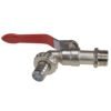 Lever tap kit with barb/quick connect outlet, 1/2 inch and 3/4 inch – home diy accessory uk wall tap connection kits free shipping 59