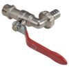 Lever tap kit with barb/quick connect outlet, 1/2 inch and 3/4 inch – home diy accessory uk wall tap connection kits free shipping 61