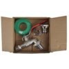 Lever tap kit with barb/quick connect outlet, 1/2 inch and 3/4 inch – home diy accessory uk wall tap connection kits free shipping 51