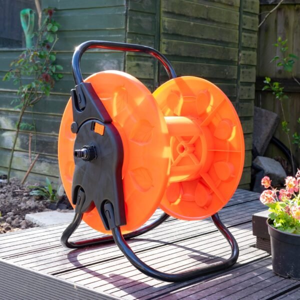 Hose reel for 60m 1/2″ garden hose cw – wall mounted garden hose reel uk hose reels & hangers free shipping 21