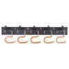 Tool Rail with Adjustable Peg Hooks and S Hanging Hooks