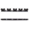Wall Mount Tool Holder Rail - Gripper Design (5 Handles)