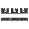 Wall mount tool holder rail - gripper design (3 handles) – home diy accessory uk